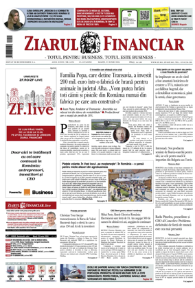 Cover of Ziarul Financiar