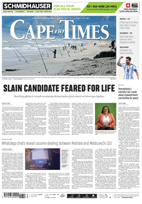 Cover of Cape Times
