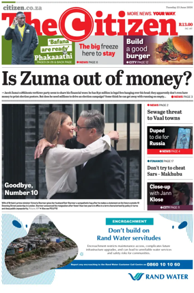 Cover of The Citizen (Gauteng)