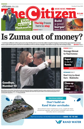Cover of The Citizen (KZN)