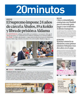 Cover of 20 Minutos Madrid