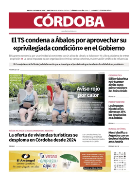 Cover of Diario Cordoba