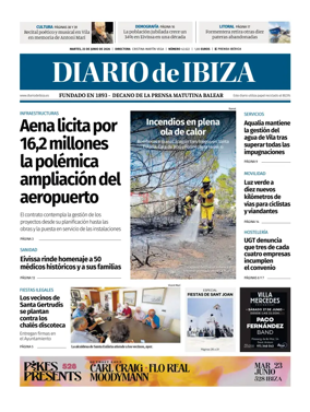 Cover of Diario de Ibiza
