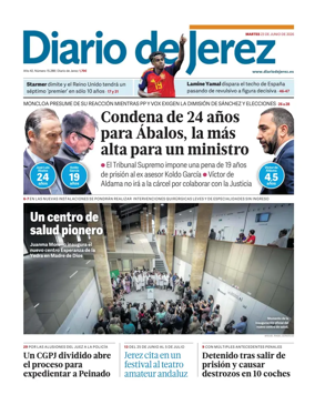 Cover of Diario de Jerez