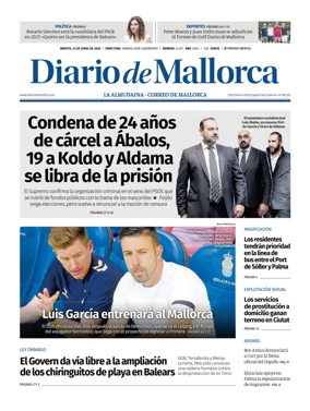 Cover of Diario de Mallorca