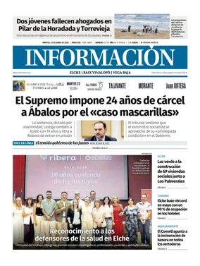 Cover of Diario Informacion (Elche y Vega Baja)