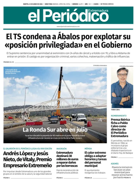 Cover of El Periodico Extremadura