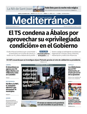 Cover of El Periodico Mediterraneo