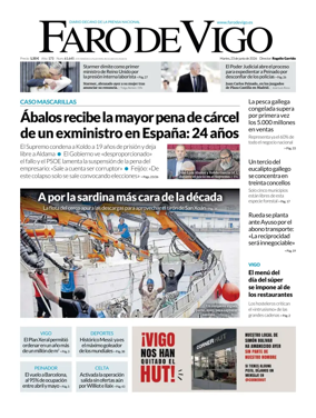 Cover of Faro de Vigo