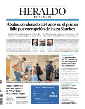 Cover of Heraldo de Aragon