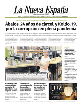 Cover of La Nueva Espana (Occidente)