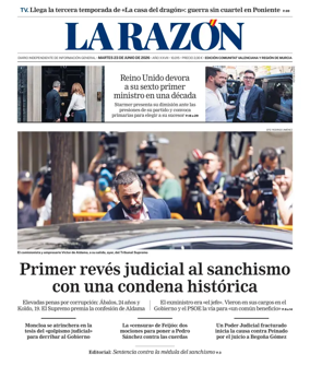 Cover of La Razon (Levante)