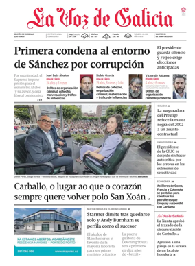 Cover of La Voz de Galicia (Carballo)