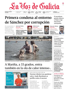 Cover of La Voz de Galicia (Viveiro)