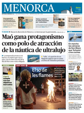 Cover of Menorca Diario Insular