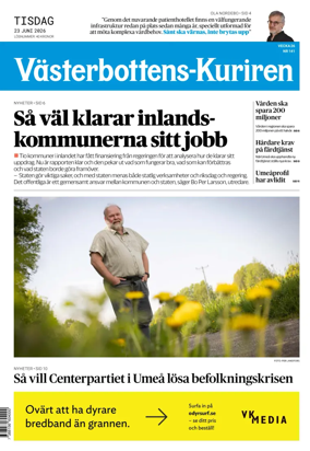 Cover of Vasterbottens-Kuriren