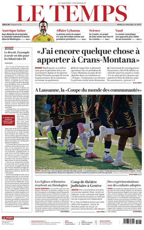Cover of Le Temps