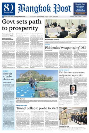 Cover of Bangkok Post