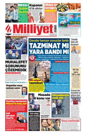 Cover of Milliyet