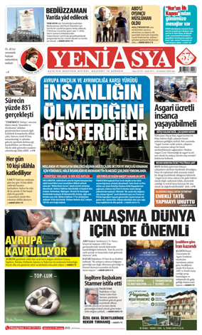 Cover of Yeni Asya