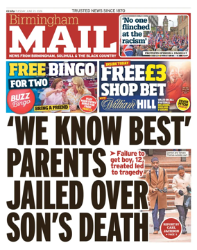 Cover of Birmingham Mail