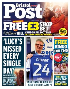Cover of Bristol Post
