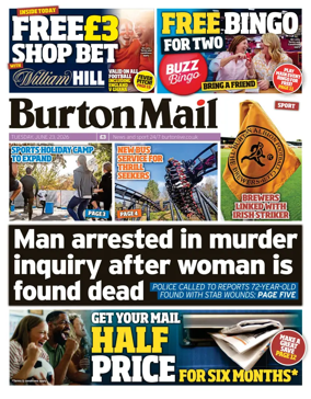 Cover of Burton Mail