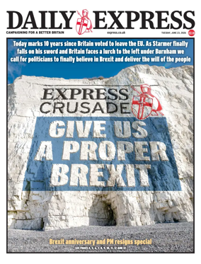 Cover of Daily Express
