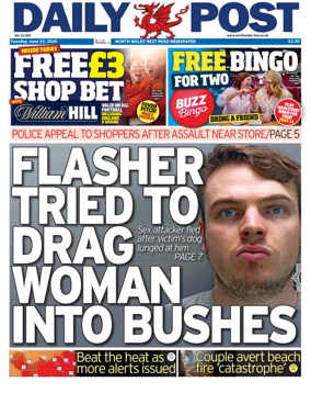 Cover of Daily Post (North Wales)