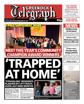 Cover of Greenock Telegraph