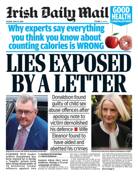 Cover of Irish Daily Mail