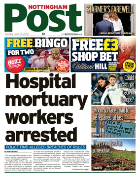 Cover of Nottingham Post
