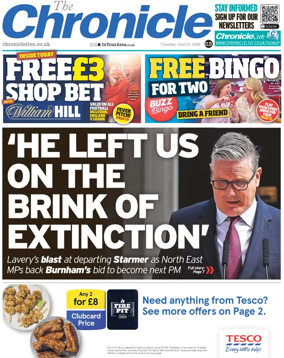 Cover of The Chronicle (UK)