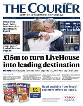 Cover of The Courier & Advertiser (Angus and Dundee)