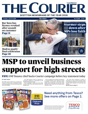 Cover of The Courier & Advertiser (Fife Edition)
