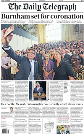 Cover of The Daily Telegraph