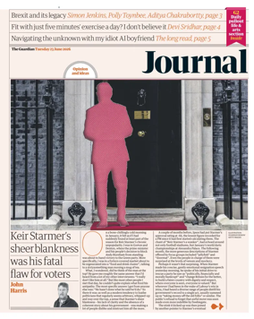Cover of The Guardian e-paper Journal