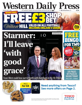 Cover of Western Daily Press