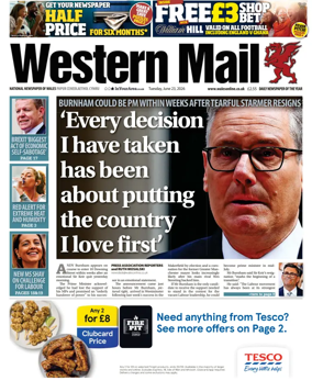 Cover of Western Mail