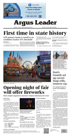 Cover of Argus Leader