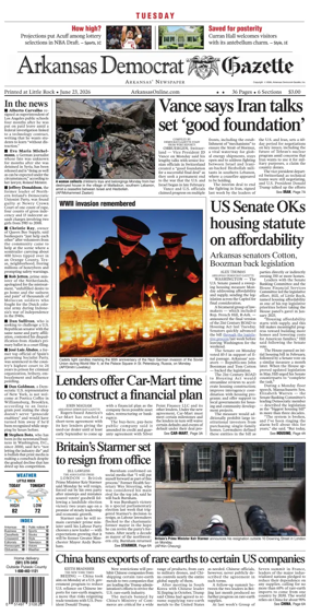 Cover of Arkansas Democrat-Gazette
