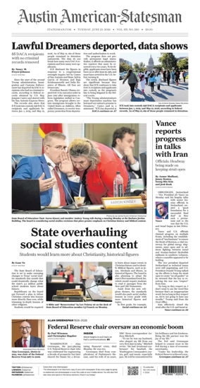 Cover of Austin American-Statesman