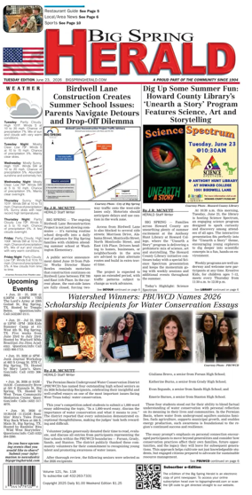 Cover of Big Spring Herald