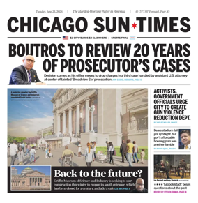 Cover of Chicago Sun-Times