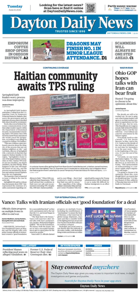 Cover of Dayton Daily News