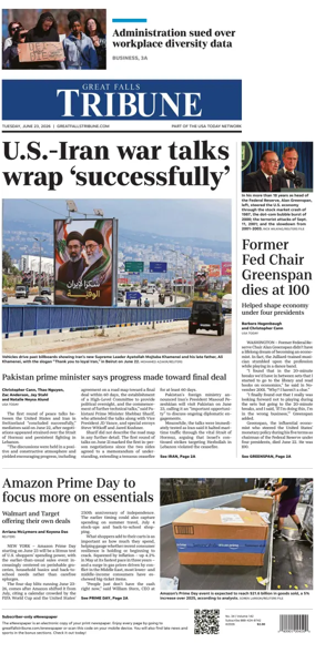 Cover of Great Falls Tribune