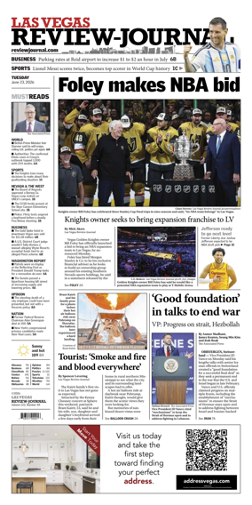 Cover of Las Vegas Review-Journal