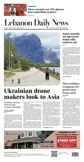 Cover of Lebanon Daily News