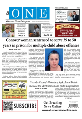 Cover of Observer News Enterprise