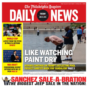 Cover of Philadelphia Daily News